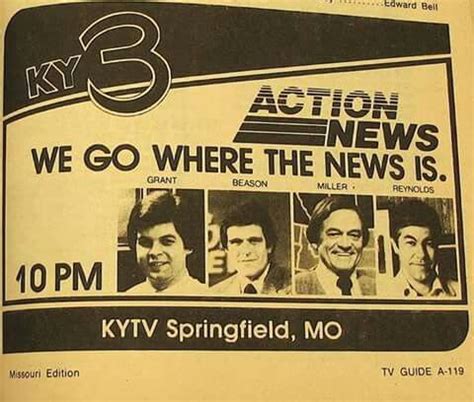 (in alphabetical order). . Springfield mo tv guide